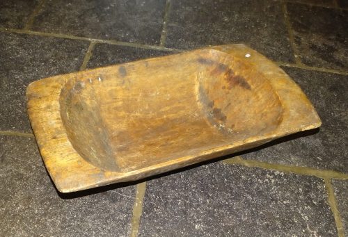 oude houten trog deegbak mangelbak bak