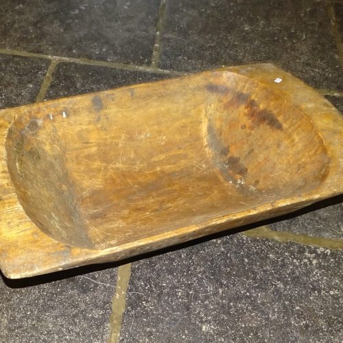 oude houten trog deegbak mangelbak bak