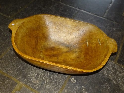 oude houten schaal trog deegbak mangelbak bak
