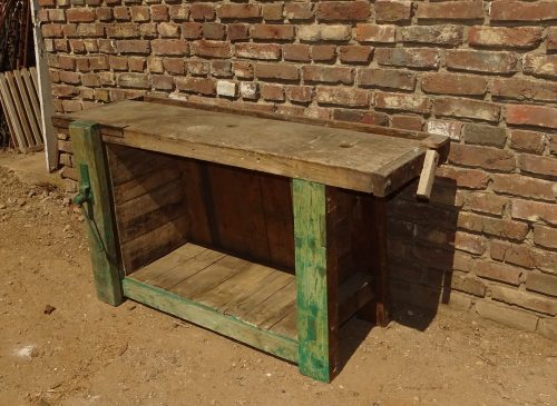 oude werkbank sitetabel werktafel nr 157 - Afbeelding 2