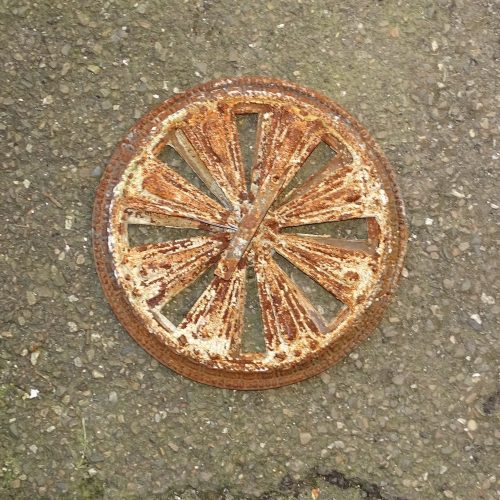 gietijzeren beluchtingsrooster rooster