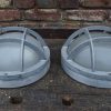 2 maal aluminium plafonniere lamp