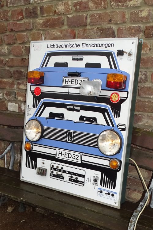 lichttechnische inrichting auto lichtschakelbord rijschool - Afbeelding 2