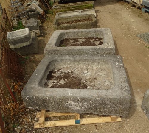 2 bijzondere arduinen troggen trog plantenbak bloemenbak - Afbeelding 2