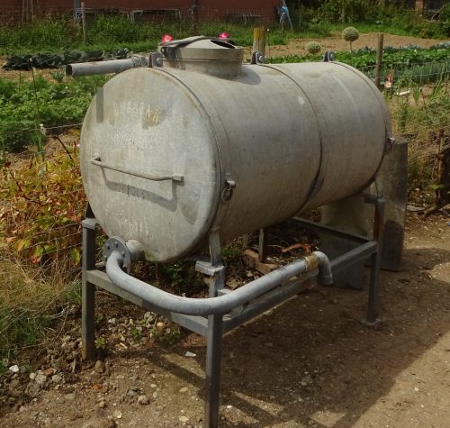 gegalvaniseerde waterton watervat vat ton tank watertank - Afbeelding 2