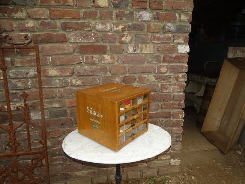 houten fourniturenkastje garenkastje knopenkastje - Afbeelding 4