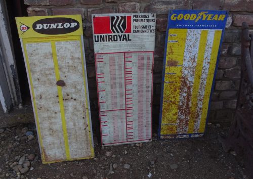 3 oude borden dunlop uniroyal goodyear prijzen van banden