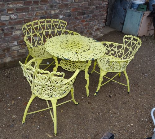 oude bistro set tuin set tuintafel tuinbank tuinstoelen