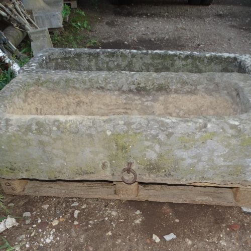 oude arduinen trog troggen drinkbak plantenbak