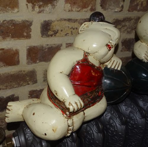 set houten beelden boeddha beeldjes Chinese beeldjes - Afbeelding 3