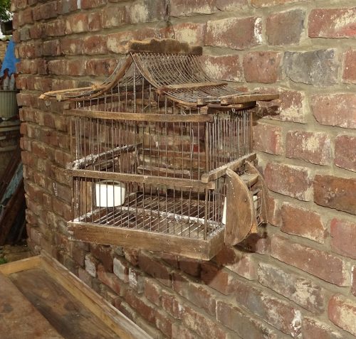 oude franse vogelkooi kooi