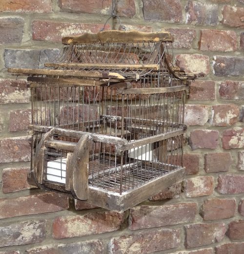 oude franse vogelkooi kooi - Afbeelding 2