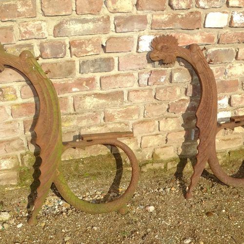 prachtige gietijzeren bankpoten voor tuinbank