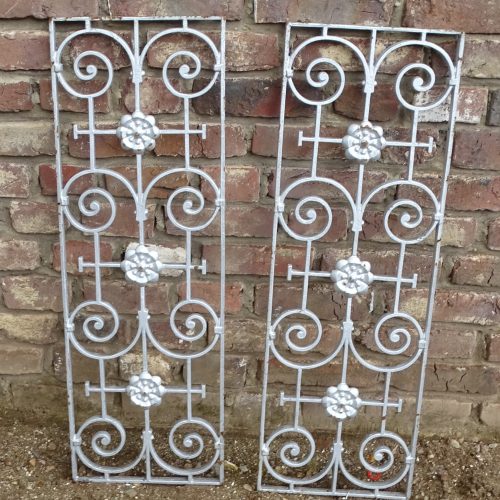 2 maal gietijzeren rooster deurrooster raamrooster ornament nr 3264
