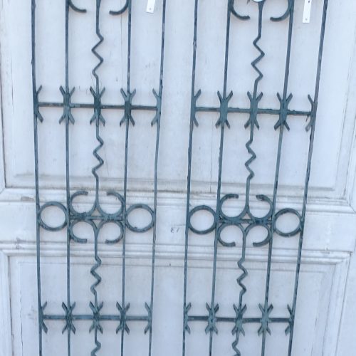 2 maal smeedijzeren rooster deurrooster raamrooster ornament nr 3265