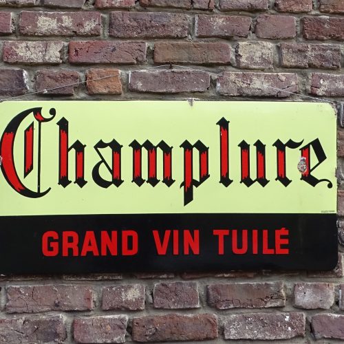 oud emaillen reclamebord