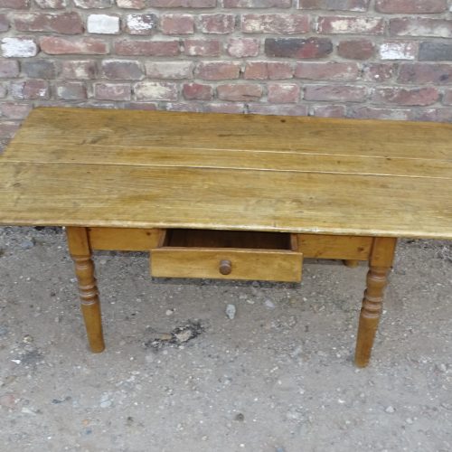 prachtig antieke grenen houten salontafel